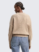 Pleteni pulover - Bež_8812174