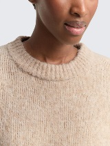 Pleteni pulover - Bež_8812174