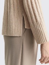 Pleteni džemper - Bež_9099969