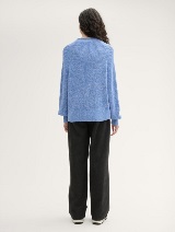 Pleteni pulover - Plava_58355