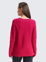 Pleteni pulover - Ružičasta_1589987