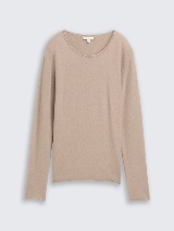 Pulover tricotat texturat - Maro_466274