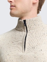 Pleteni pulover sa zatvaračem - Uzorak/višebojna_8348710