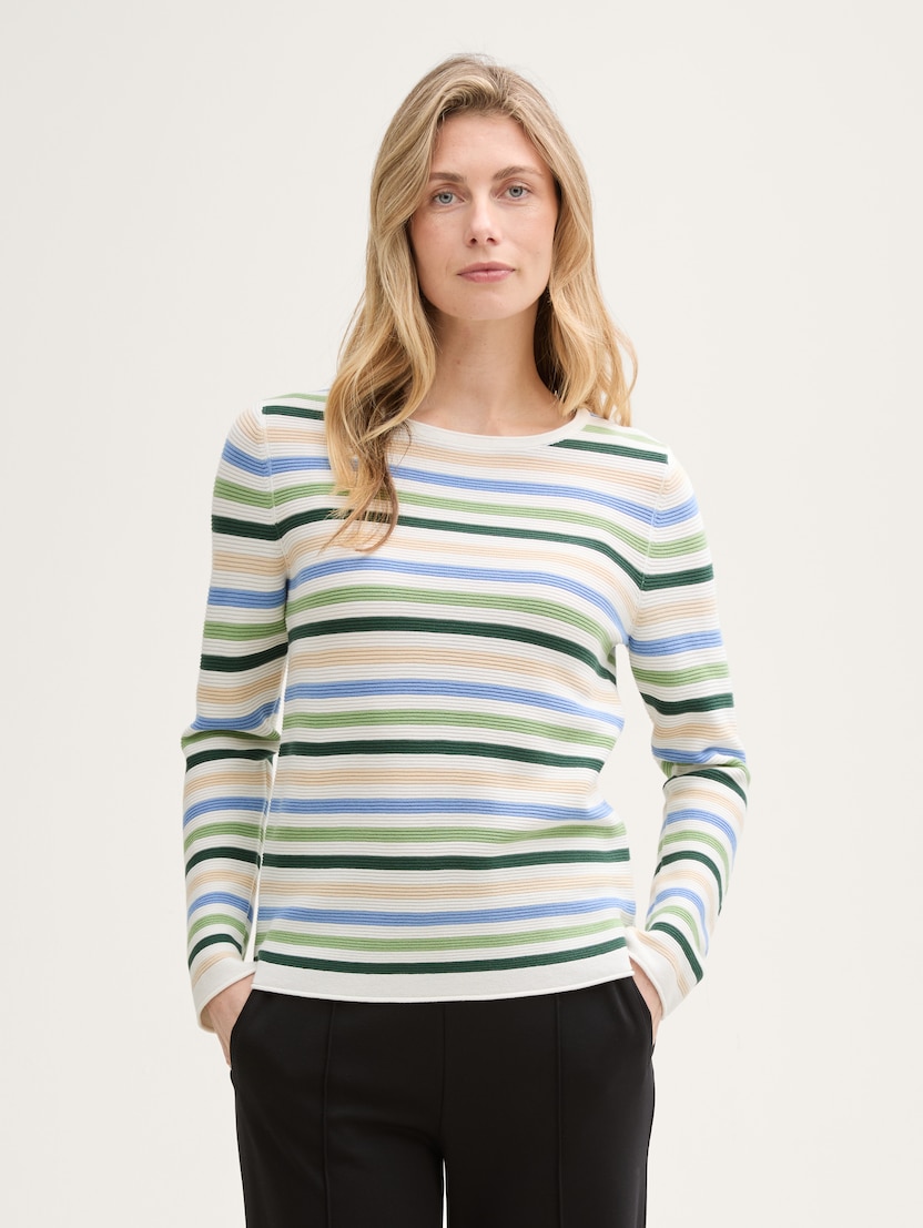  Pulover tricotat - Model/Mai multe culori-1016350-37149-16