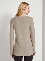 Pleteni pulover - Bež_2887655