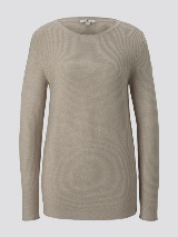 Pleteni pulover - Bež_2887655