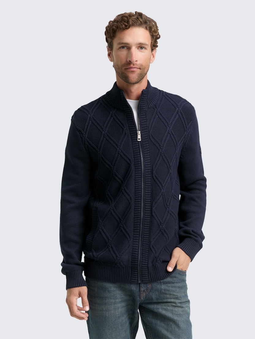 Pletena vesta - Plava_1660374