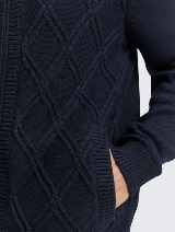 Pletena vesta - Plava_1660374