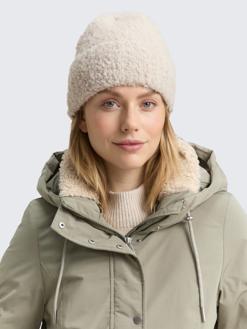 Pletena kapa - Bež_8289693