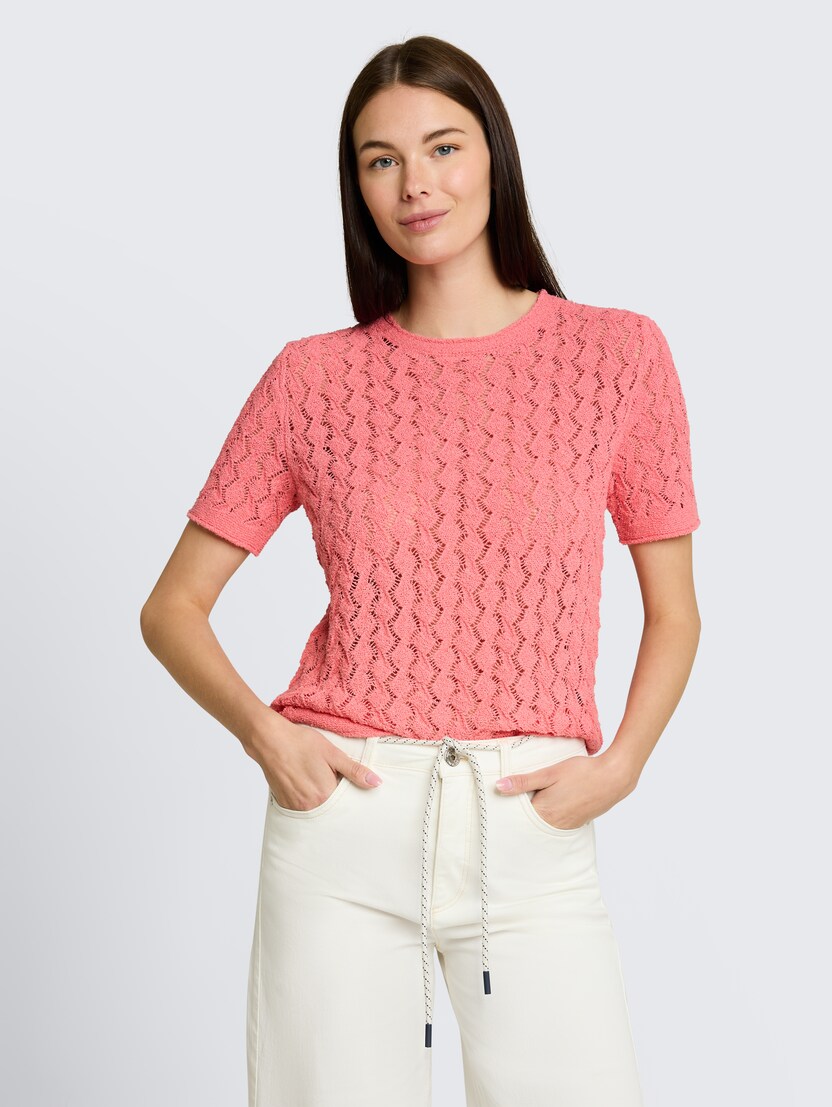 Pletena majica - Roze_8737007