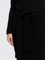 Rochie tricotată - Negru_5928383