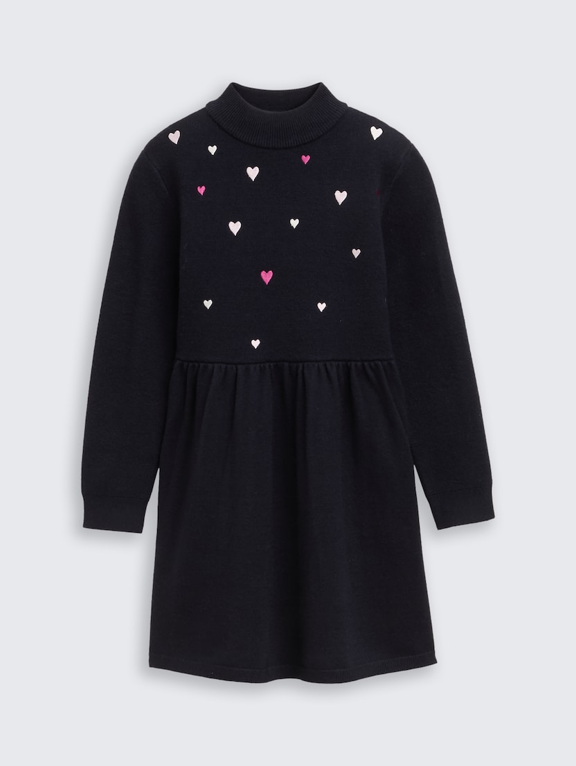 Pletena obleka - Modra_1524724