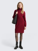 Rochie tricotată - Roşu_8839077