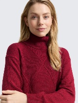 Rochie tricotată - Roşu_8839077