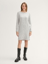 Rochie tricotată - Gri_394945