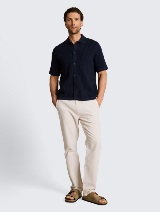 Pletena polo majica - Plava_4561693