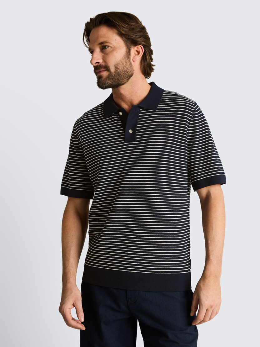 Pletena polo majica - Vzorec/večbarvna_2758083