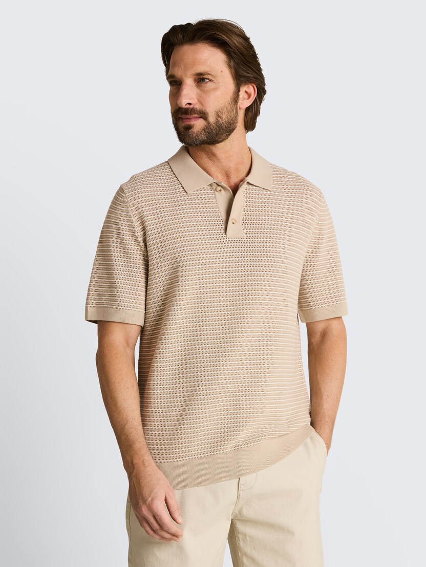 Pletena polo majica - Vzorec/večbarvna_3335479