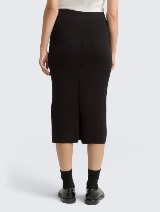 Fustă tricotată - Negru_3909543