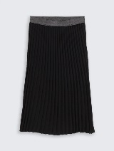 Fustă plisată - Negru_7145705