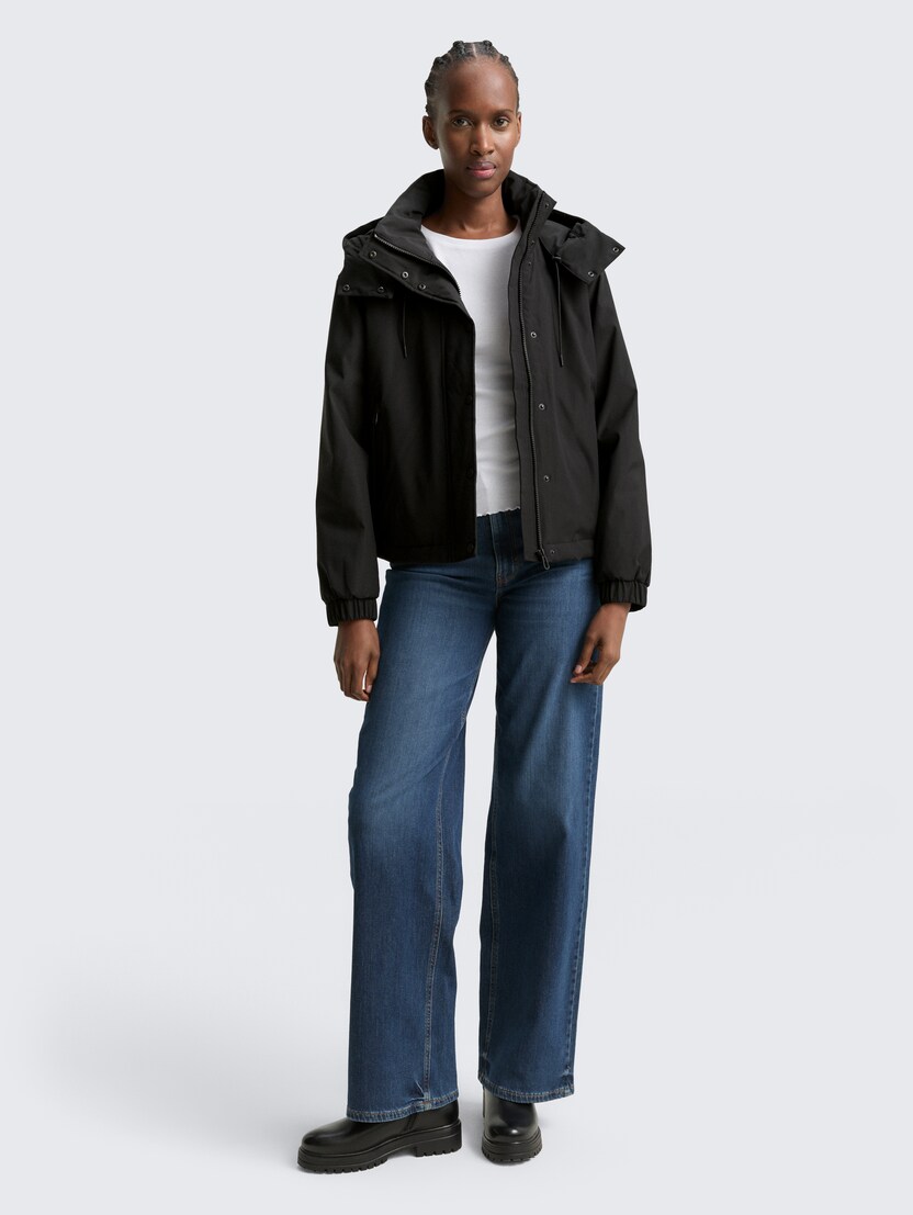 Podložena jakna - Črna_2212920