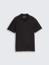 Jersey polo-majica - Crna_7456179