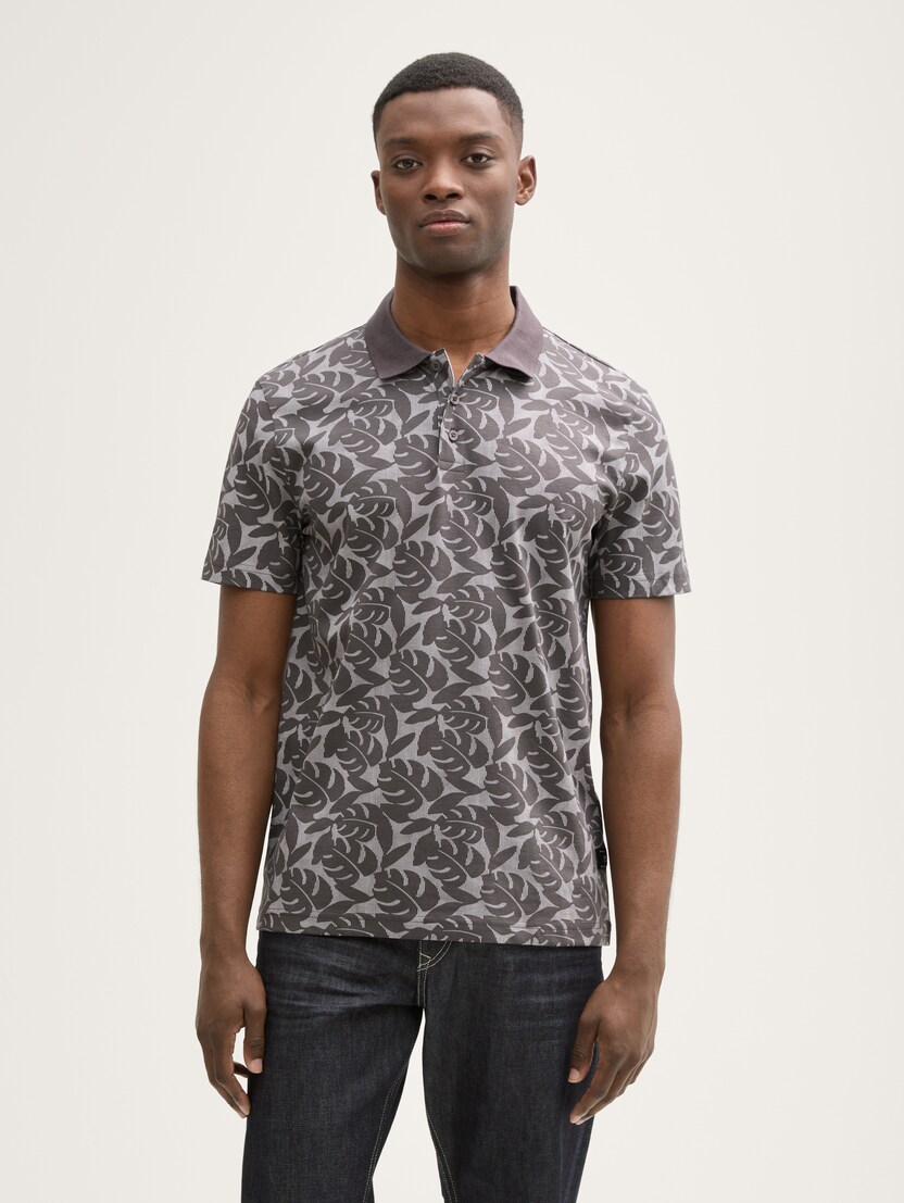  Polo majica s potiskom po celotnem oblačilu - Vzorec/večbarvna-1046286-38006