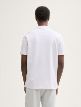 Tricou polo cu detalii la guler - Model/Mai multe culori_5010812