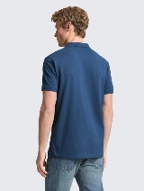 Polo-majica s malim logom - Plava_4025209