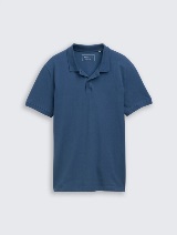 Polo-majica s malim logom - Plava_4025209