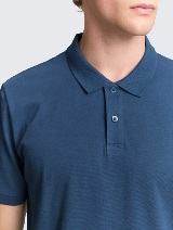 Polo-majica s malim logom - Plava_4025209