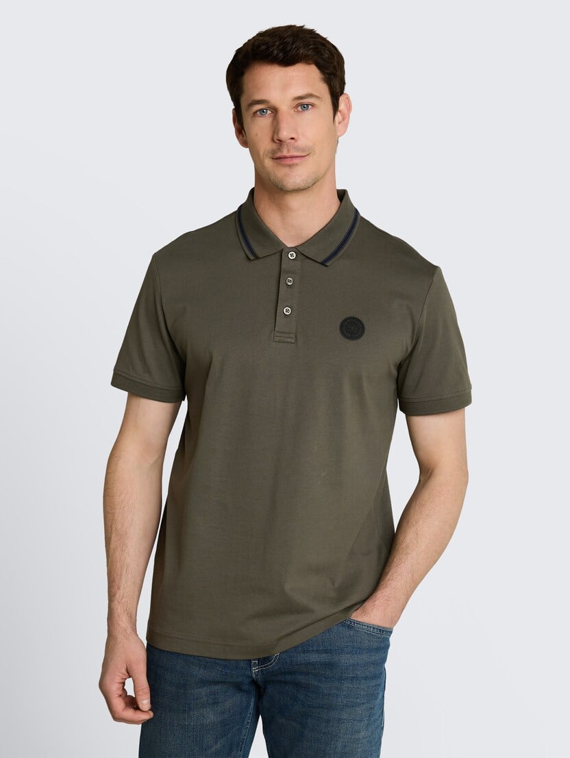Polo majica z majhnim logotipom - Zelena_4087761