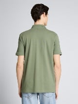 Polo-majica s malim logom - Zelena_5560082
