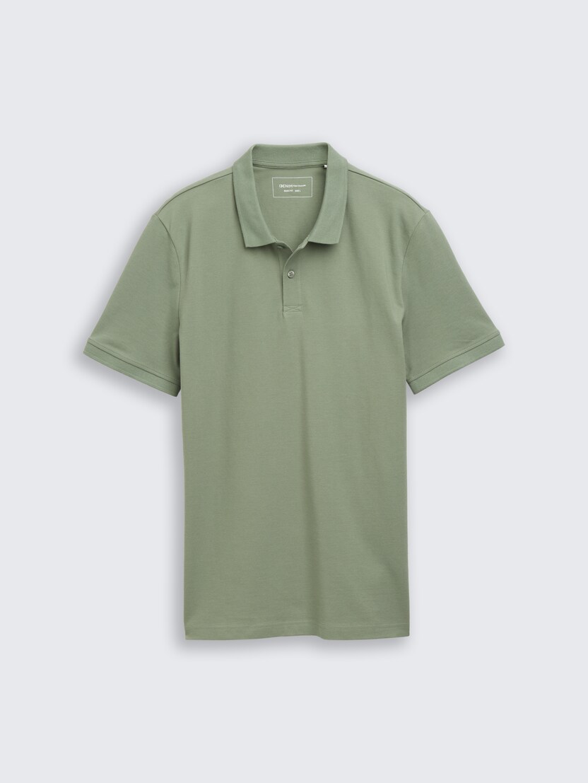 Polo-majica s malim logom - Zelena_5560082