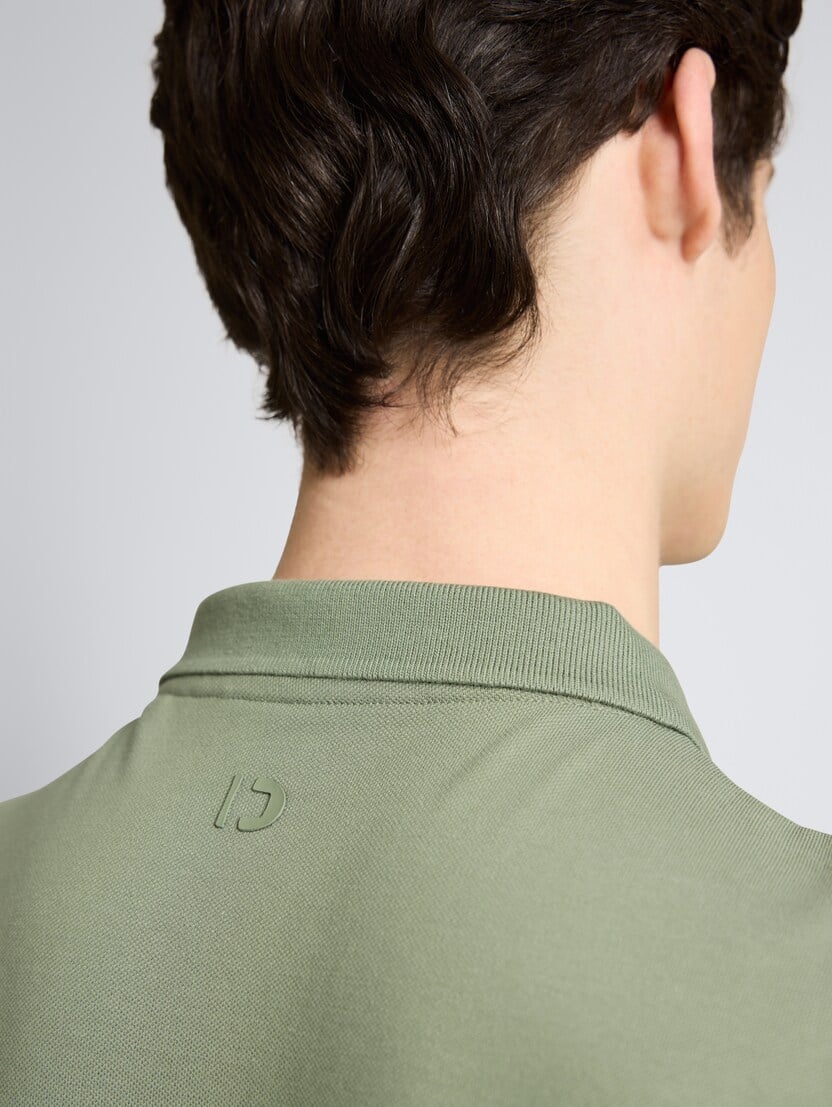 Polo-majica s malim logom - Zelena_5560082