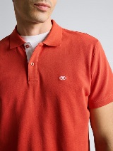 Polo majica sa malim izvezenim logom - Crvena_7547049