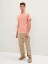 Polo-majica s malim izvezenim logom - Ružičasta_5079325