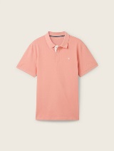 Polo-majica s malim izvezenim logom - Ružičasta_5079325