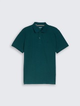 Polo-majica s malim izvezenim logom - Zelena_7649571