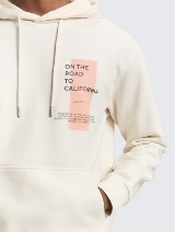 Hanorac cu imprimeu - Alb_7157148