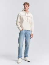 Hanorac cu imprimeu - Alb_7566861