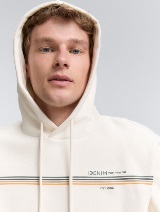 Hanorac cu imprimeu - Alb_7566861