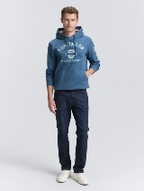 Hanorac cu imprimeu - Albastru_4900660