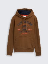 Hanorac cu imprimeu - Maro_4953938