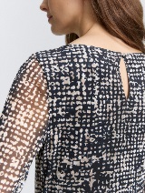 Haljina sa mrežastim printom - Uzorak/višebojna_1455127