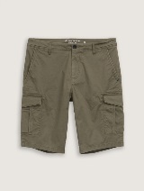 Pantaloni cargo cu imprimeu - Verde_4698183