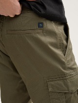Pantaloni cargo cu imprimeu - Verde_4698183