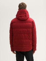 Jachetă puffer cu glugă - Roşu_9194033