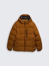 Jachetă matlasată cu glugă - Maro_2183526