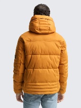 Puffer jakna sa kapuljačom - Smeđa_2629089